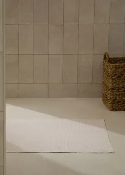 MANGO Dywaniki*Dywanik łazienkowy z bawełny z gofrową teksturą i frędzlami