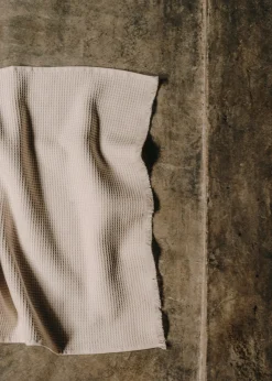 MANGO Dywaniki*Dywanik łazienkowy z bawełny z gofrową teksturą i frędzlami