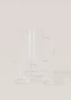 MANGO Szklanki I Kieliszki*Dzbanek ze szkła borokrzemowego z uchem 24 x 12 cm