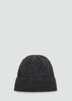 MANGO Więcej Akcesoriów*Dzianinowa czapka