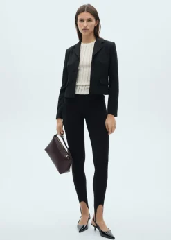 MANGO Koszulki*Dzianinowa koszulka z krótkim rękawem