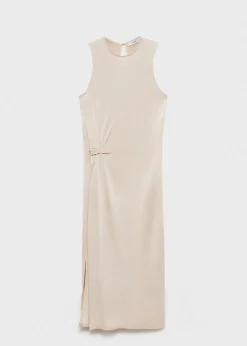 MANGO Sukienki I Kombinezony*Dzianinowa sukienka z węzłem