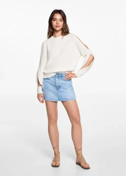 MANGO Swetry I Kardigany*Dzianinowy sweter z rozcięciami