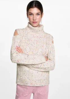 MANGO Swetry I Kardigany*Dzianinowy sweter z rozcięciami