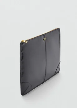 MANGO Więcej Akcesoriów*Etui na laptopa z dekoracyjnymi szwami