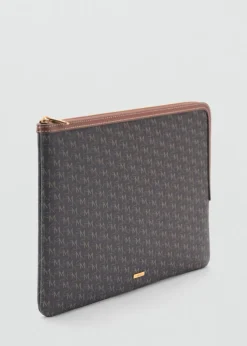 MANGO Galanteria Skórzana|Więcej Akcesoriów*Etui na laptopa z nadrukiem logo