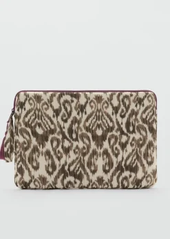 MANGO Galanteria Skórzana*Etui na laptopa z nadrukiem