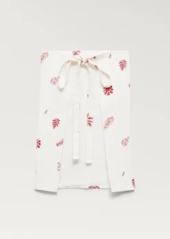 MANGO Ścierki I Fartuchy*Fartuch z haftowanymi motywami