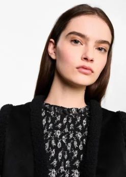 MANGO Kamizelki*Futrzana kamizelka kombi