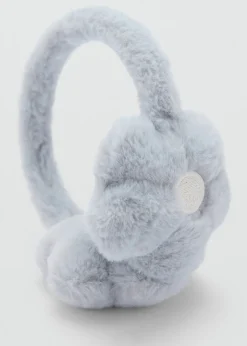 Dzieci MANGO Szaliki I Czapki*Futrzane nauszniki w kształcie kwiatu