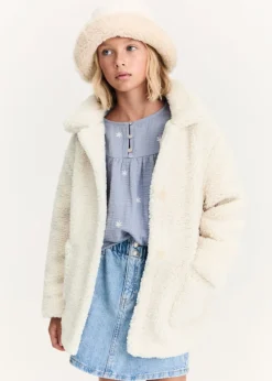 Dzieci MANGO Płaszcze I Kurtki*Futrzany płaszcz