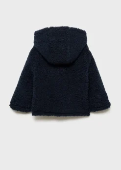 Dzieci MANGO Płaszcze|Płaszcze I Kurtki*Futrzany płaszcz z kapturem