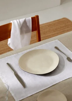 MANGO Obrusy*Gładka podkładka pod talerz z 100% lnu