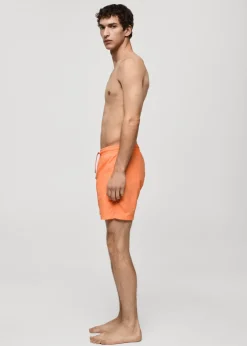 MANGO Więcej Akcesoriów*Gładkie kąpielówki z troczkami