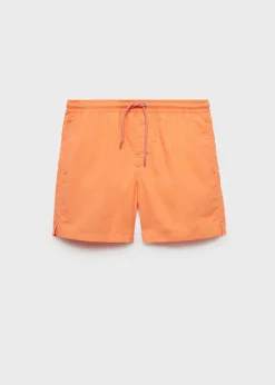 MANGO Więcej Akcesoriów*Gładkie kąpielówki z troczkami