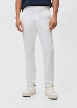 MANGO Spodnie*Gładkie spodnie chinos