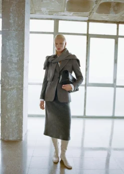 MANGO Marynarki*Garniturowa marynarka z melanżowej wełny