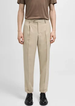 MANGO Spodnie*Garniturowe spodnie regular fit