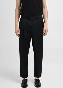 MANGO Spodnie|Spodnie*Garniturowe spodnie regular fit