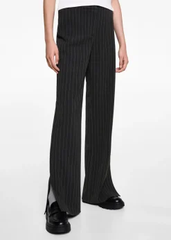 MANGO Spodnie*Garniturowe spodnie w pasy