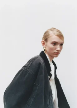 MANGO Biżuteria*Grube kolczyki koła