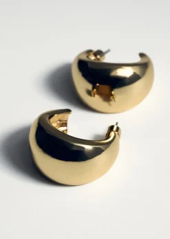 MANGO Biżuteria*Grube kolczyki koła