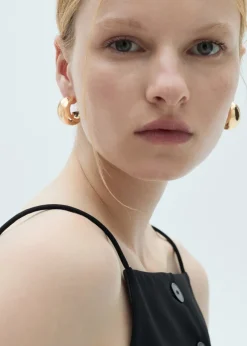 MANGO Biżuteria*Grube kolczyki koła