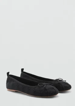 Dzieci MANGO Buty*Haftowane baleriny