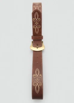 MANGO Paski*Haftowany pasek