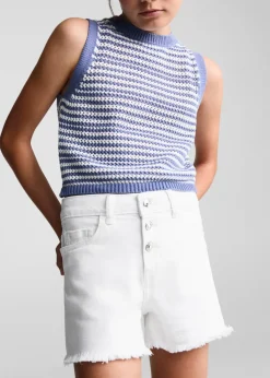 Dzieci MANGO Szorty I Spódnice*Jeansowe szorty na guziki