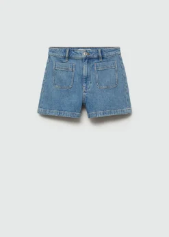 MANGO Krótkie Spodenki*Jeansowe szorty z kieszeniami