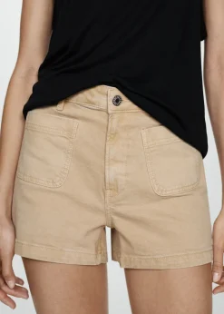 MANGO Krótkie Spodenki*Jeansowe szorty z kieszeniami