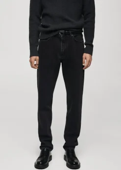 MANGO Spodnie|Dżinsy*Jeansy Bob regular fit czarne