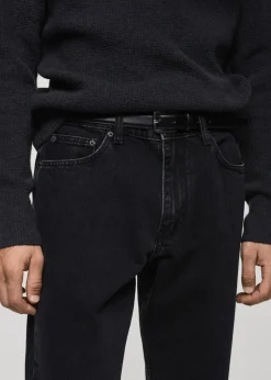 MANGO Spodnie|Dżinsy*Jeansy Bob regular fit czarne