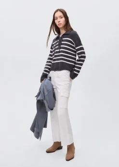 MANGO Dżinsy*Jeansy cargo crop