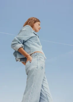 MANGO Dżinsy*Jeansy regular z gwiazdkami