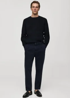 MANGO Spodnie|Dżinsy*Jeansy tapered fit z zakładkami