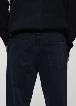 MANGO Spodnie|Dżinsy*Jeansy tapered fit z zakładkami