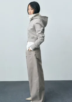 MANGO Dżinsy*Jeansy z szerokimi nogawkami i zamkiem