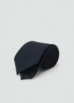 MANGO Akcesoria|Krawaty, Muszki I Chusteczki Do Nosa*Jednokolorowy krawat z 100% wełny