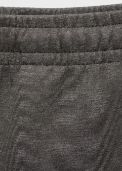 MANGO Spodnie*Joggery bawełniane z haftowanym motywem