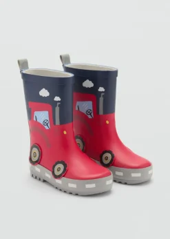 Dzieci MANGO Buty*Kalosze traktory