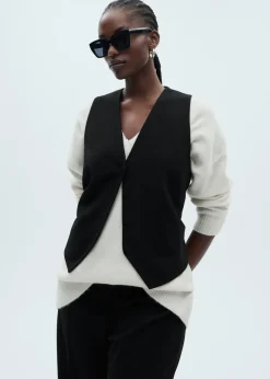 MANGO Kamizelki*Kamizelka garniturowa na guziki