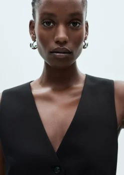 MANGO Kamizelki*Kamizelka garniturowa na guziki