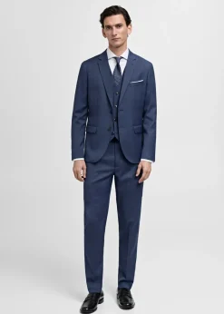 MANGO Marynarki|Kamizelki*Kamizelka garniturowa Paris super slim fit