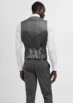 MANGO Marynarki|Kamizelki*Kamizelka garniturowa slim fit z tkaniny stretch
