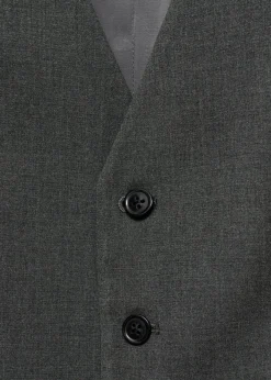MANGO Marynarki|Kamizelki*Kamizelka garniturowa slim fit z tkaniny stretch