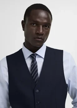 MANGO Marynarki*Kamizelka garniturowa slim fit z tkaniny stretch