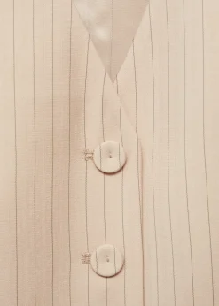 MANGO Kamizelki*Kamizelka garniturowa w paski