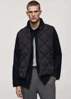 MANGO Kurtki I Koszule Wierzchnie*Kamizelka ocieplana wodoodporna